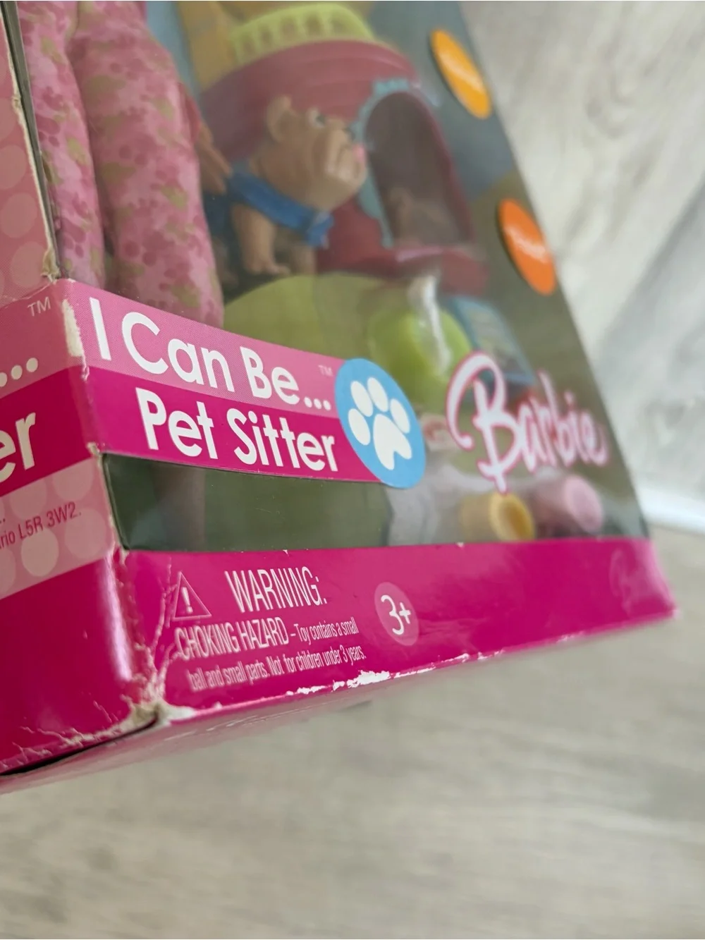 Vintage 2006 Barbie I Can Be a Pet Sitter Doll Pet Accessories- Mattel New